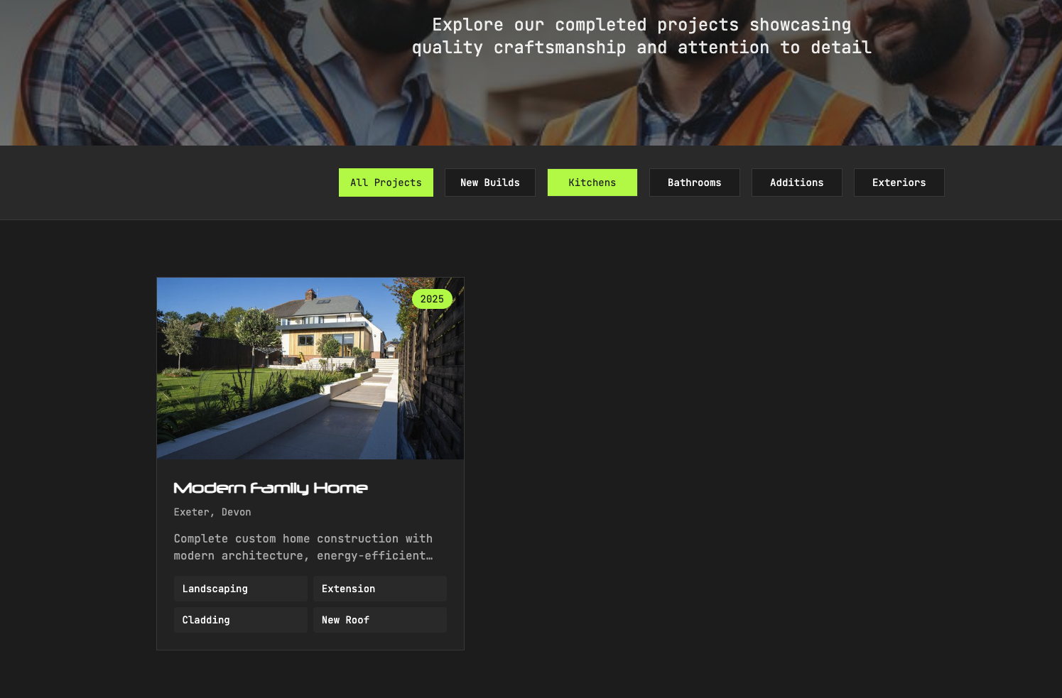 ATW Build Projects Page