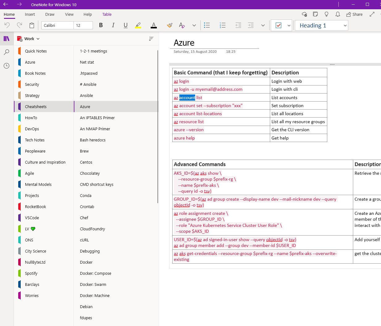 onenote screenshot